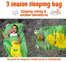 Sleeping Bag Pillow Kids Indoor Outdoor Use Preschool Waterproof B08J85LNFB-NEW - Brand New