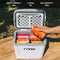 RTIC SMALL COOLER 8 QUART ICE CHEST 12 CAN CAPACITY - WHITE AND GRAY - Like New