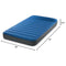 INTEX TRUAIRE LUXURY CAMPING MATTRESS FIBER-TECH PUNCTURE-RESISTANT 64011E BLUE - Brand New