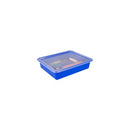 Storex Flat Storage Tray with Lid, Letter Size, 10 x 13 x 3 Inches, 5-Pack - Like New