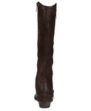 Donald J Pliner Womens Devi Leather Almond Toe Knee High Brown Size: 7.5 - Like New
