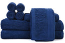 AKTI Premium 8 Piece Bathroom Towel Set B0BWFJ3CGJ - Wenge - Brand New