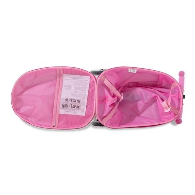 SANRIO HELLO KITTY HARDSIDE CARRY ON SCOOTER SUITCASE, HELLO KITTY POKA DOT PINK - Like New