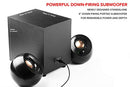 CREATIVE PEBBLE PLUS 2.1 USB-POWERED DESKTOP SPEAKERS MF0480 - BLACK - Brand New
