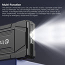 TRAVERSE R33 PORTABLE SMART JUMP STARTER, 5.0L GASOLINE, 2.0L DIESEL - BLACK - Like New