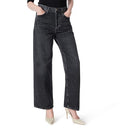 DEE OCLEPPO WOMEN'S KIT 5 POCKET STRAIGHT WIDE LEG - SIZE 12 - BLACK WASH - Brand New