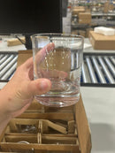 WILLIAMS SONOMA DOUBLE OLD-FASHIONED GLASSES SET OF 4 - CLEAR - Like New