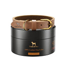 NOAH & PAW DOG COLLAR FOR MEDIUM DOGS, GENUINE LEATHER MEDIUM DOG COLLAR - Like New
