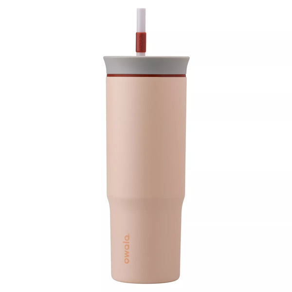 OWALA 24OZ STAINLESS STEEL STRAW TUMBLER - SANDY SHORES - Scratch & Dent
