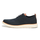 C41651 COLE HAAN MEN'S OXFORD BLACK/BRITISH TAN/SILVER, SIZE 11.5W - Like New
