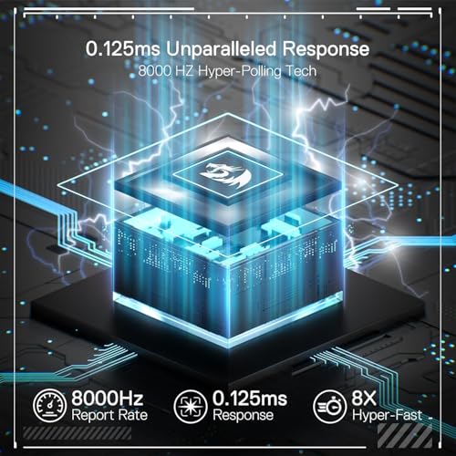 RED DRAGON REDRAGON K617 GB RAPID TRIGGER HE GAMING KEYBOARD - GRADIENT - Like New