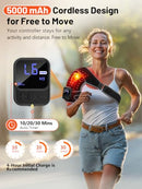 Red Light Therapy for Shoulder with Gentle Vibration FSA/HSA Portable - BLACK - Like New