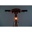 BRIGHTZ TRIANGLE LED TAIL LIGHT ABS BIKE REFLECTOR, SEAT POST MOUNT 8-HOUR - Brand New