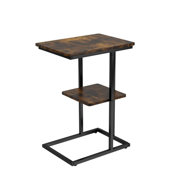 Novilla Snack Side Table C Shaped End Table Couch Table for Living Room - Like New