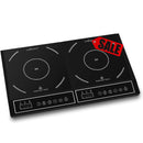 Portable 1800W Double Induction Cooktop Power Sharing Induction Burner - Like New