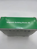 100PCS MAGNETIC TILES MAGNETIC 3D BUILDING BLOCKS SET EDUCATIONAL - MULTI - Like New