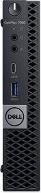 DELL OPTIPLEX 7060 MFF DESKTOP 2.40GHz I7-8700T 32GB 1TB SSD - BLACK Like New