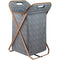 CLEVERMADE RECTANGULAR COMPUTER GAME HAMPER WITH HANDLES - GRAY - Brand New