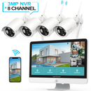 HeimVision 3MP Security Camera System with 4Pcs Outdoor Cameras 15.6"IPS Monitor - Like New