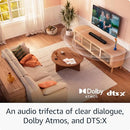 Amazon Fire TV Soundbar Plus subwoofer 3.1 channel Dolby Atmos HM24BR - BLACK - Like New