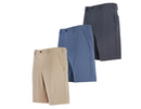 IZOD MEN'S GOLF SHORTS (3-PACK) STRAIGHT FIT - 34 - CHARCOAL / BLUE / STONE WASH - Like New
