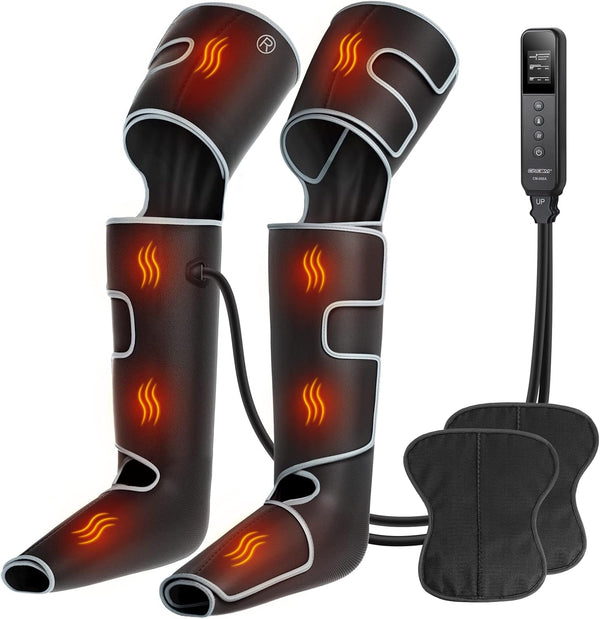CINCOM LEG MASSAGER WITH HEAT - SILVER - Like New