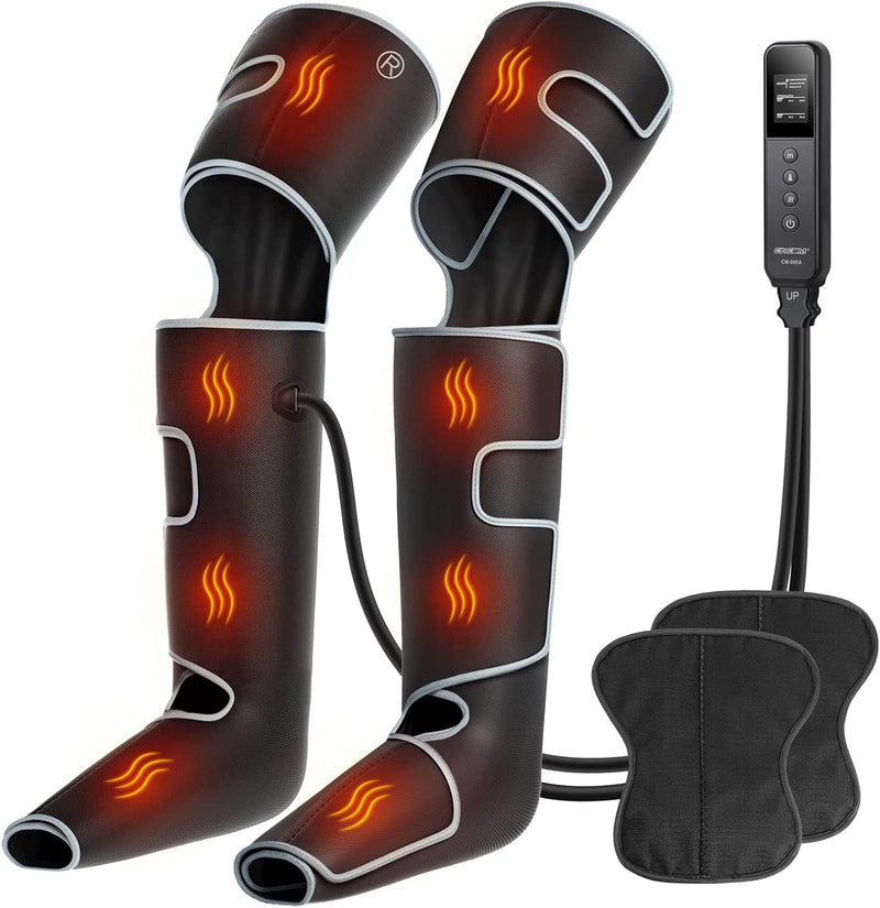CINCOM LEG MASSAGER WITH HEAT - SILVER - Like New