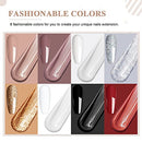 SAVILAND Poly Gel Kit 8 Colors 96W U V Nail Lamp Gel Transfer Kit B0BG4ZKWVV - Brand New