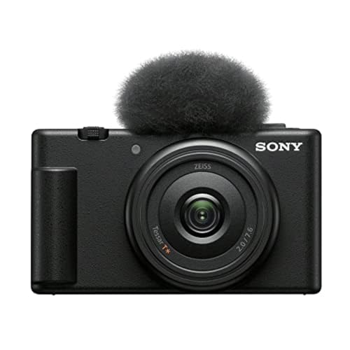 SONY ZV-1F VLOG CAMERA FOR CONTENT CREATORS AND VLOGGERS - BLACK - Like New