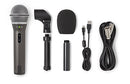 SAMSON TECHNOLOGIES Q2U USB/XLR DYNAMIC MICROPHONE PACK - SILVER/Gray - Like New