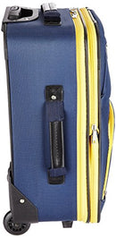 Rockland Fashion Softside Upright Luggage Set 2-Piece 14/19 F102 - Navy - Like New