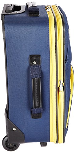 Rockland Fashion Softside Upright Luggage Set 2-Piece 14/19 F102 - Navy - Like New