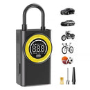 FLYKID Tire Inflator Portable Air Compressor 150 PSI CORDLESS Air Pump - Black - Like New