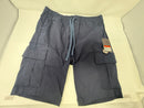 GALAXY BY HARVIC MEN’S STRETCH PULL-ON CARGO SHORTS SIZE: MEN L - NAVY - Brand New