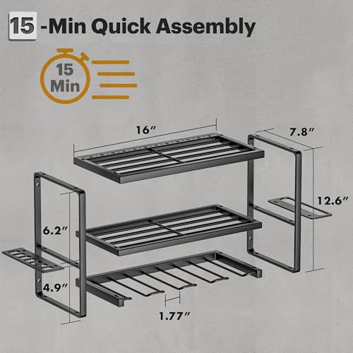 Power Tool Organizer Wall Mount Tool Holder Organization One President QD60014 - Like New