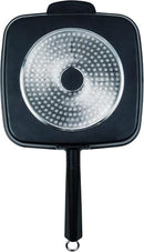 MasterPan Non-Stick 3 Section Meal Skillet 11" B01M0VUIRD - Black - Brand New