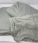 MILANO COLLECTION 1000 THREAD COUNT EGYPTIAN COTTON SHEETS QUEEN - LIGHT GRAY - Like New