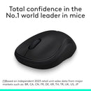 LOGITECH M185 WIRELESS MOUSE, 2.4GHZ WITH USB MINI RECEIVER, R0061 - BLACK - Like New