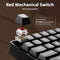 DARKFLASH WIRELESS MECHANICAL KEYBOARD MOUSE FOR OFFICE 106 KEYS GK104 - BLACK - Like New