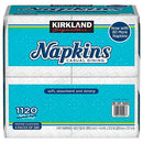 Kirkland Signature Napkin, 1-Ply, 280 Count (Pack of 4) - White - Brand New