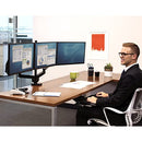 Fellowes Platinum Series Triple Monitor Arm for 27" Monitors 8042601 - BLACK - Like New
