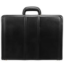 MCKLEINUSA LEATHER EXPANDABLE MCKLEIN V SERIES COUGHLIN TOP SUITCASE 80465 -BLK Like New