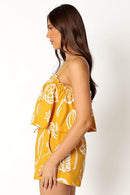 PETAL & PUP WOMEN'S HONEY SHORTS - SIZE XL - YELLOW - Like New