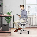 JHK Ergonomic High Back Mesh Lumbar Computer Rolling Task Office Chairs - Gray - Like New