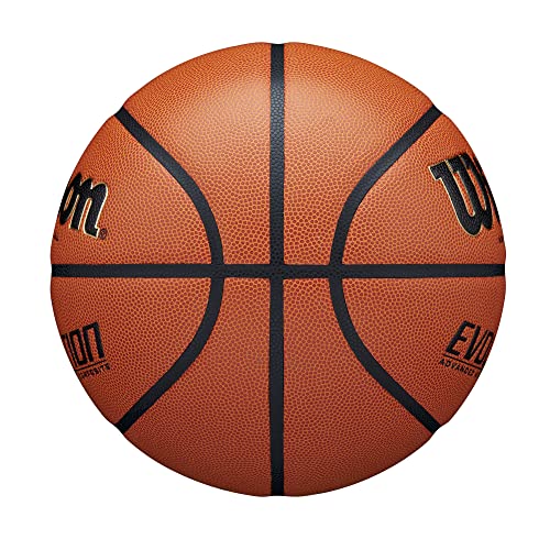 WILSON EVOLUTION INDOOR GAME BASKETBALLS SIZE 7 BROWN WZDGBEV07 - Like New