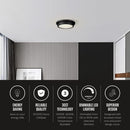MYTH REALM 14" Ceiling Light Fixture, 20W, 3000K/4000K/5000K, Matte Black - Like New