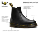 DR. MARTENS UNISEX ADULT 2976 SR BLACK INDUSTRIAL FULL GRAIN size 6 MEN/7 WOMEN - Like New