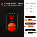 WASOTO HEATED GLOVES 7.4V BATTERY 22.2WH RECHARGEABLE SKI GLOVES - XXL - BLACK - Like New