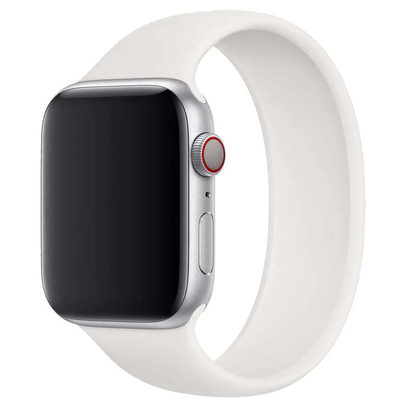 APPLE WATCH SOLO LOOP 40MM - WHITE - SIZE 9 MYNW2AM/A - WHITE - Like New