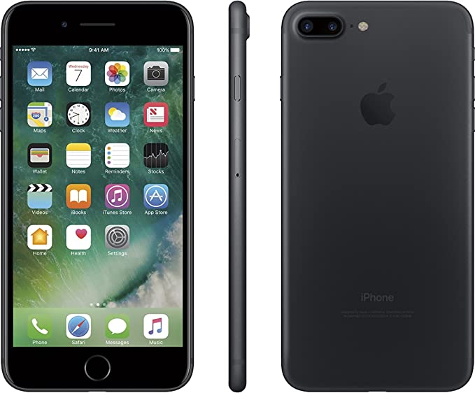 For Parts: APPLE IPHONE 7 PLUS 128GB AT&T MN522LL/A - BLACK MOTHERBOARD DEFECTIVE